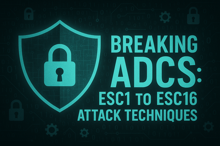 ADCS attack vectors and certificate template abuse